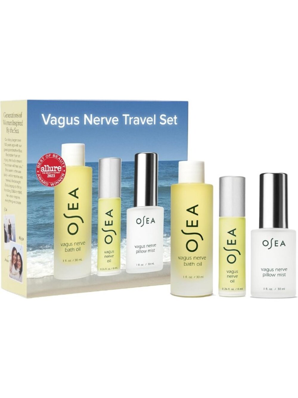 3-Piece Wellness Spa Gift Set - Vagus Nerve Travel Kit for Relaxation